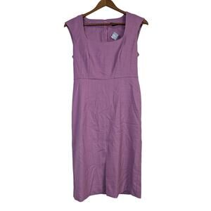Ann Taylor Purple Sleeveless Dress
